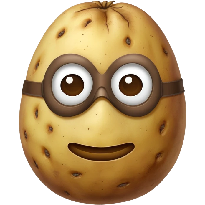 potato with a mask emoji