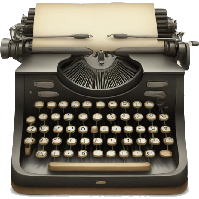Ancient typewriter  emoji