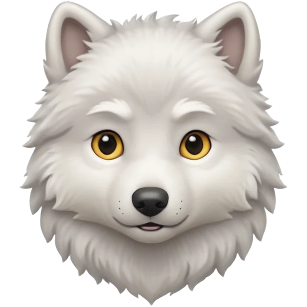 a baby white wolf




















 emoji