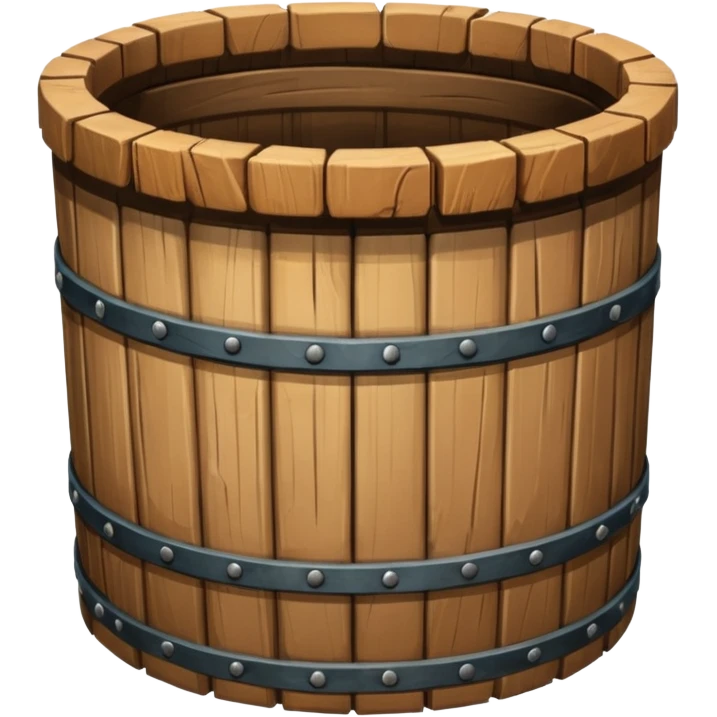 wooden well emoji
