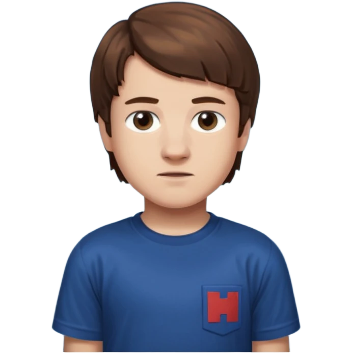 Will from Stranger Things saying can we play Minecraft now? emoji
