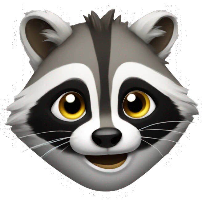 Raccon Who wake up  emoji