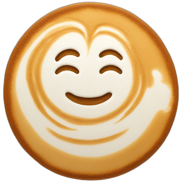 latte art emoji