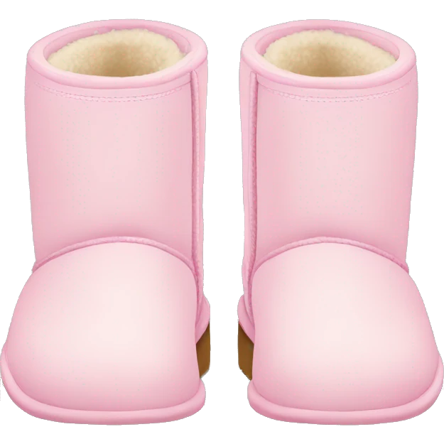 light pink uggs emoji