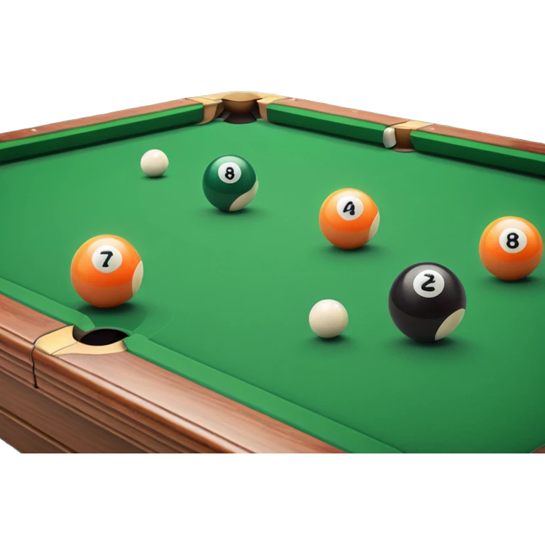 waving pool table emoji