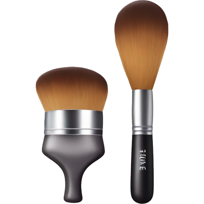 makeup brush & makeup emoji