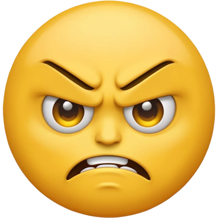 angry face classic emoji style emoji