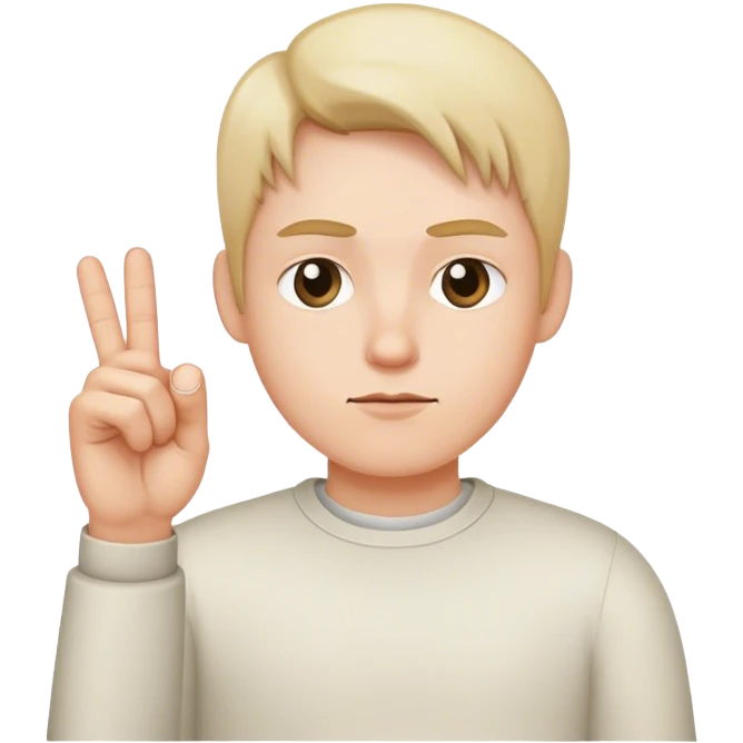Middle finger nerd  emoji