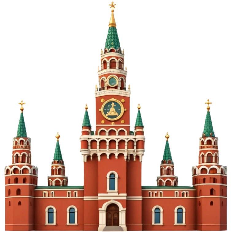 Spasskaya Tower Moscow emoji