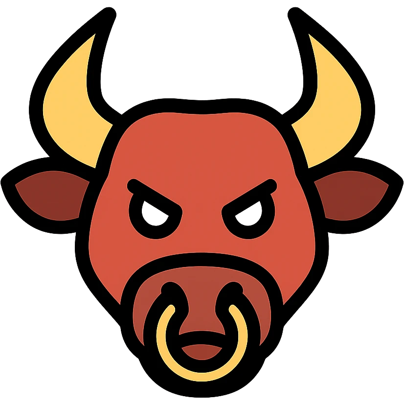angry mischievous bull emoji