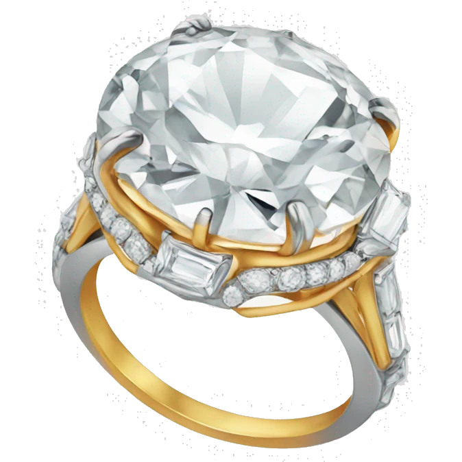 Large engagement ring  emoji