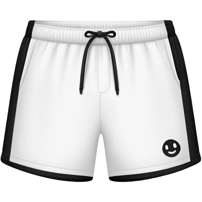 black and white EE shorts  emoji
