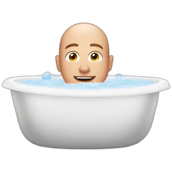 Jeff bezos milk bath shower face emoji