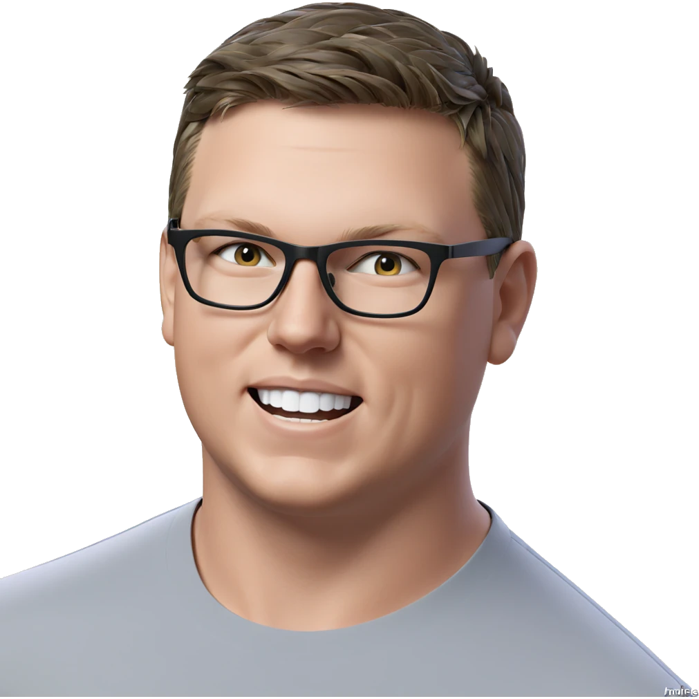 boy with black hair glasses emoji