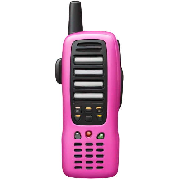 pink walkie talkie emoji