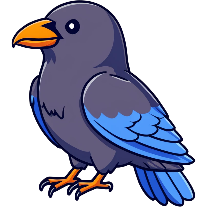 crow emoji