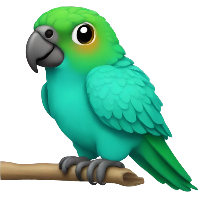 Conure turquoise color emoji