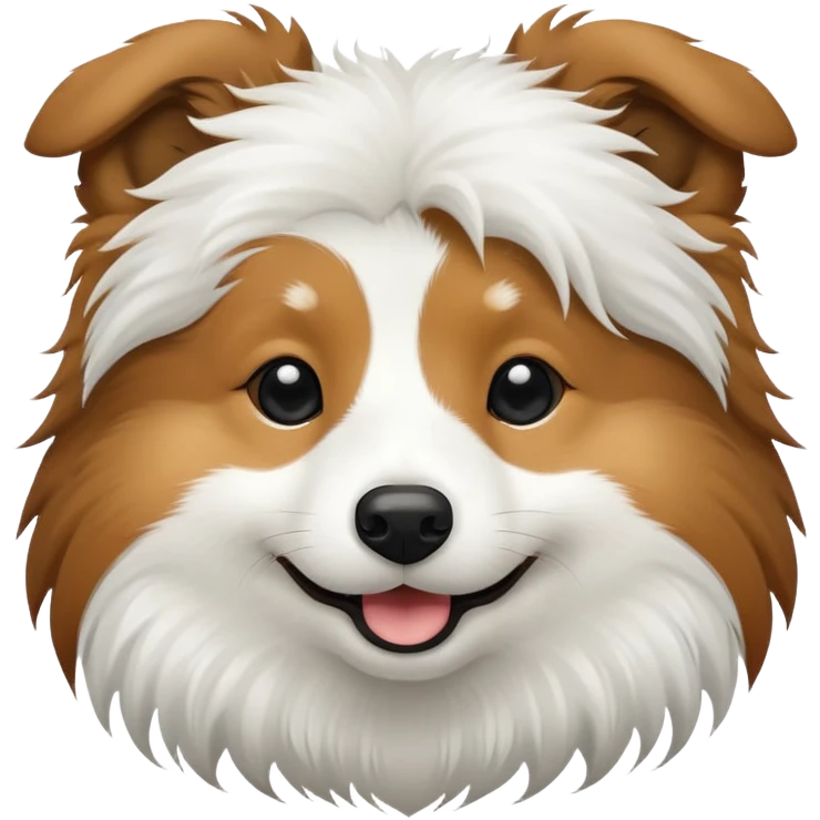 Yin Yang Face Shetland Dog emoji