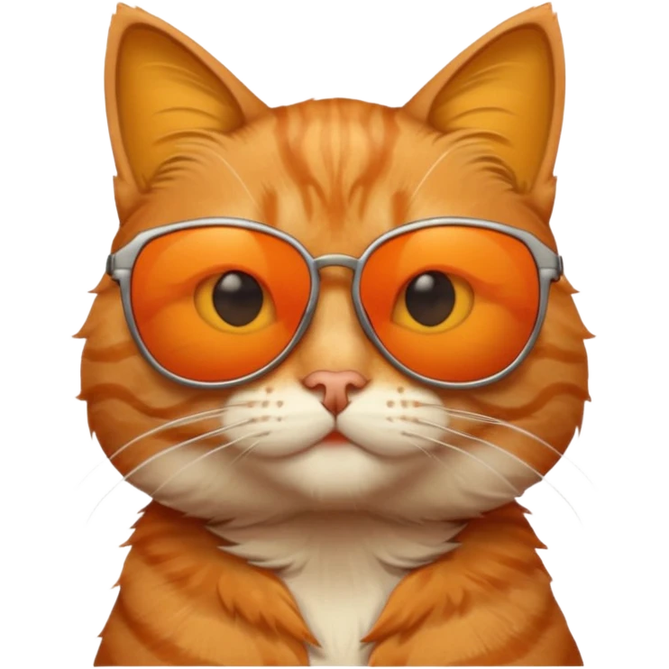 Cat wearing sunglasses emoji