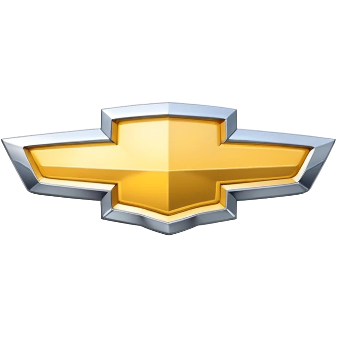 White Chevrolet logo emoji