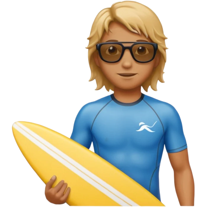 Surf barba emoji