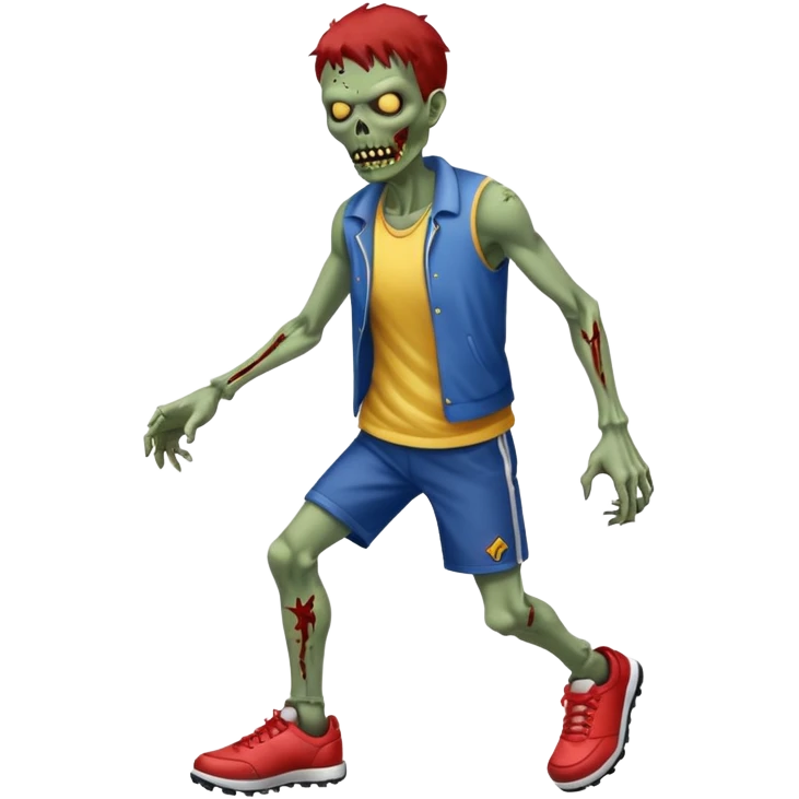 sportmen zombie full body emoji