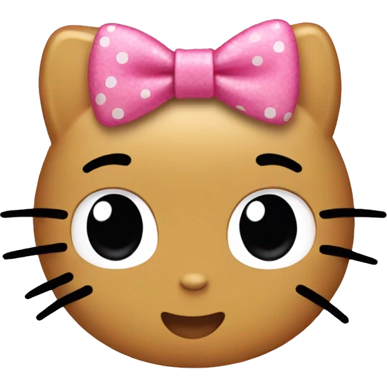Hello kitty bow  emoji