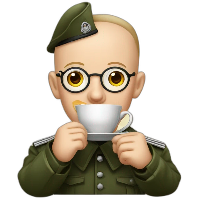 heinrich himmler enjoying tea emoji