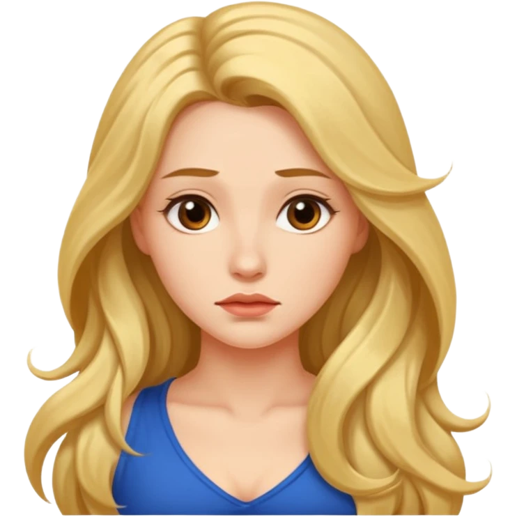 A sexy horny lady missing someone emoji