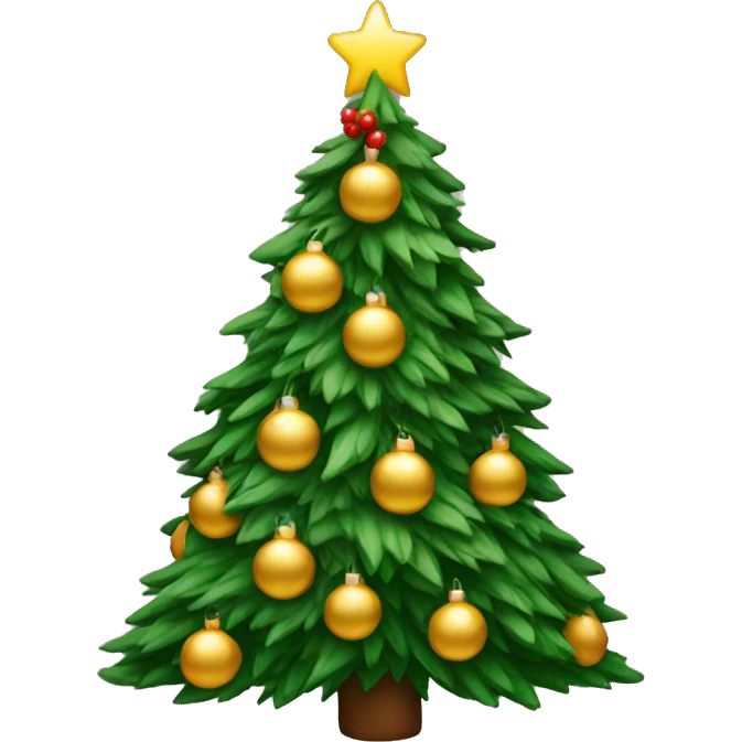 Christmas tree emoji