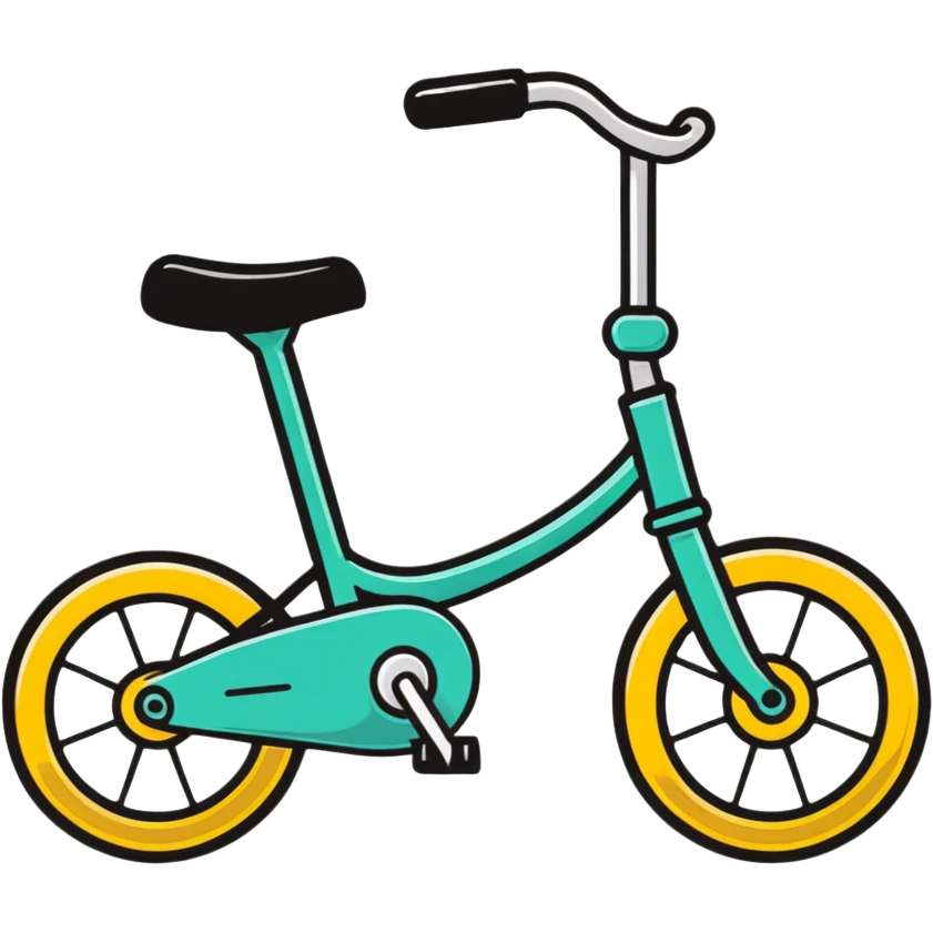 polished glossy bicycle with metallic finish emoji