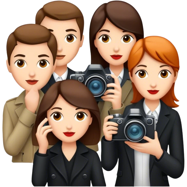 paparazzi bloggers emoji