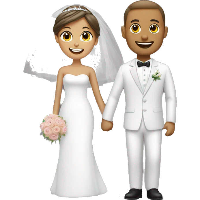 bride and groom emoji