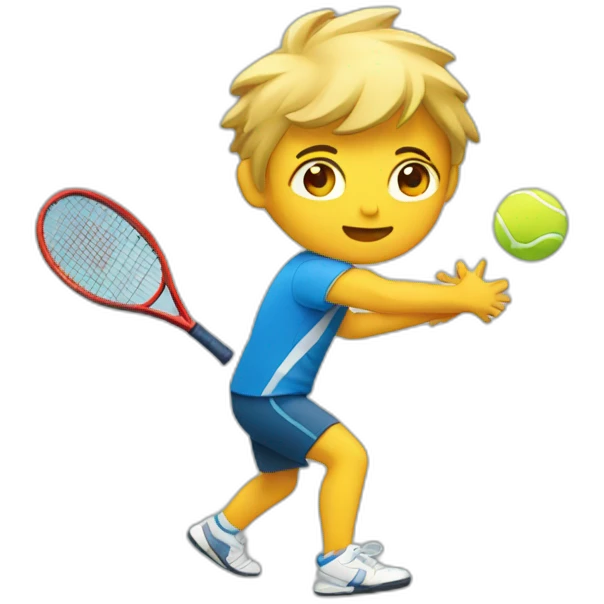 Climbing tennis emoji