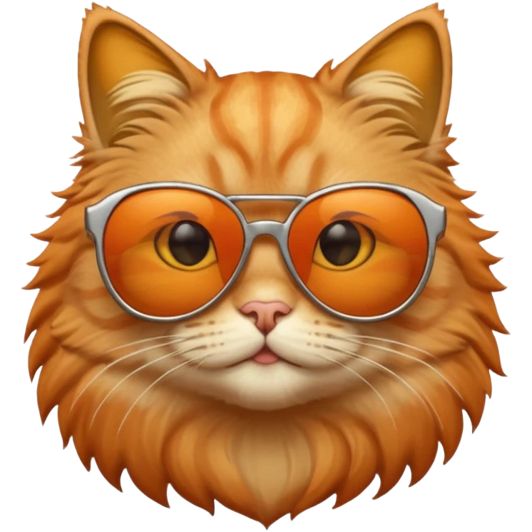 Cat wearing sunglasses emoji