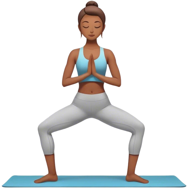 yoga pose emoji