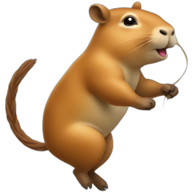 CAPIVARA JUMPING ROPE emoji