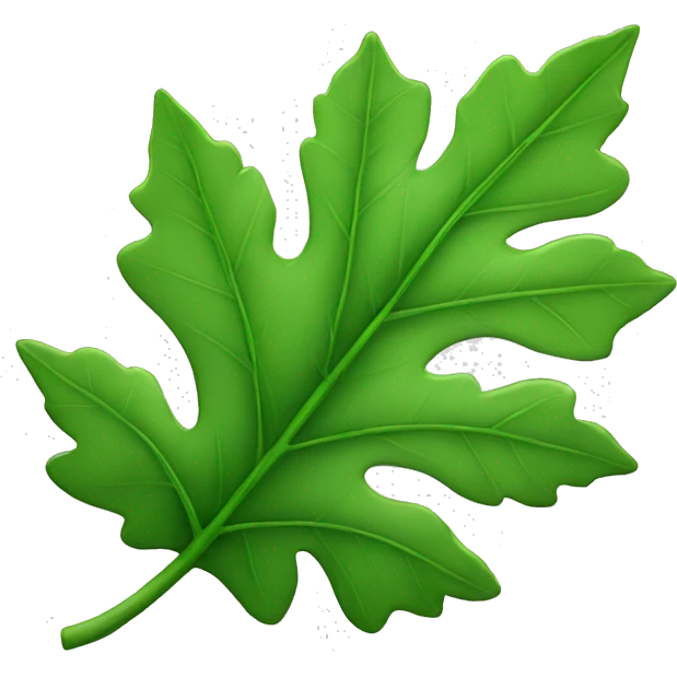 Green leaf  emoji