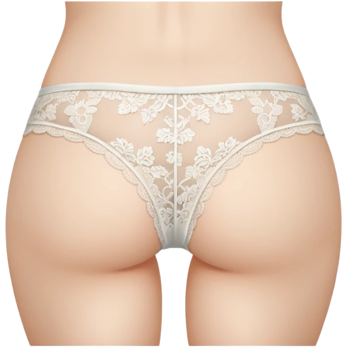 Panty covered butt emoji