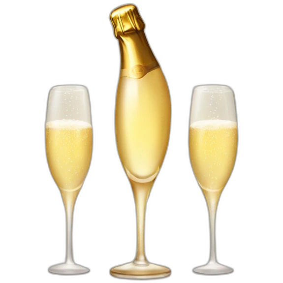 champagne emoji
