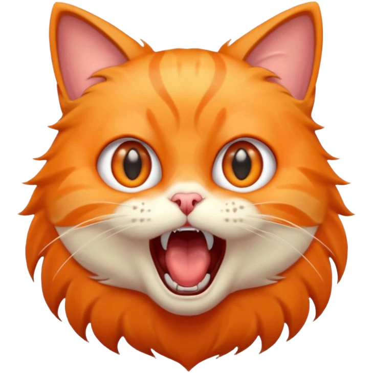 Screaming cat emoji