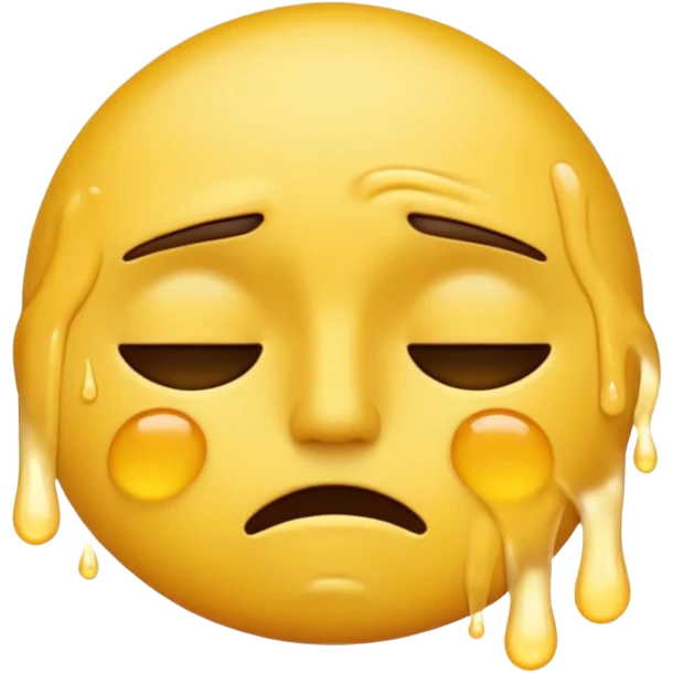Yellow face emoji crashing out  emoji