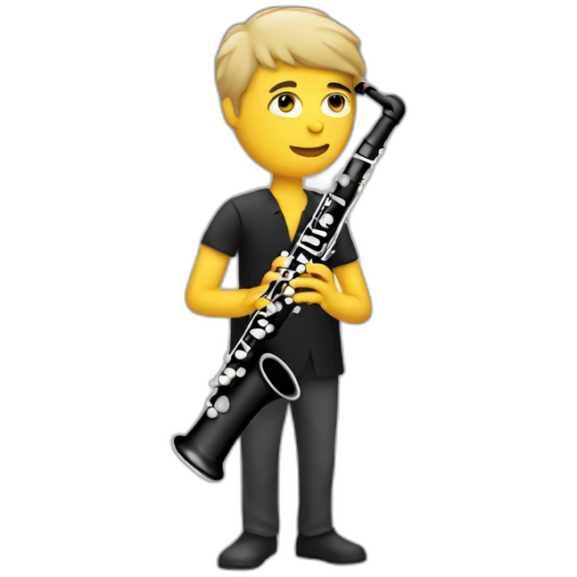 clarinet player emoji