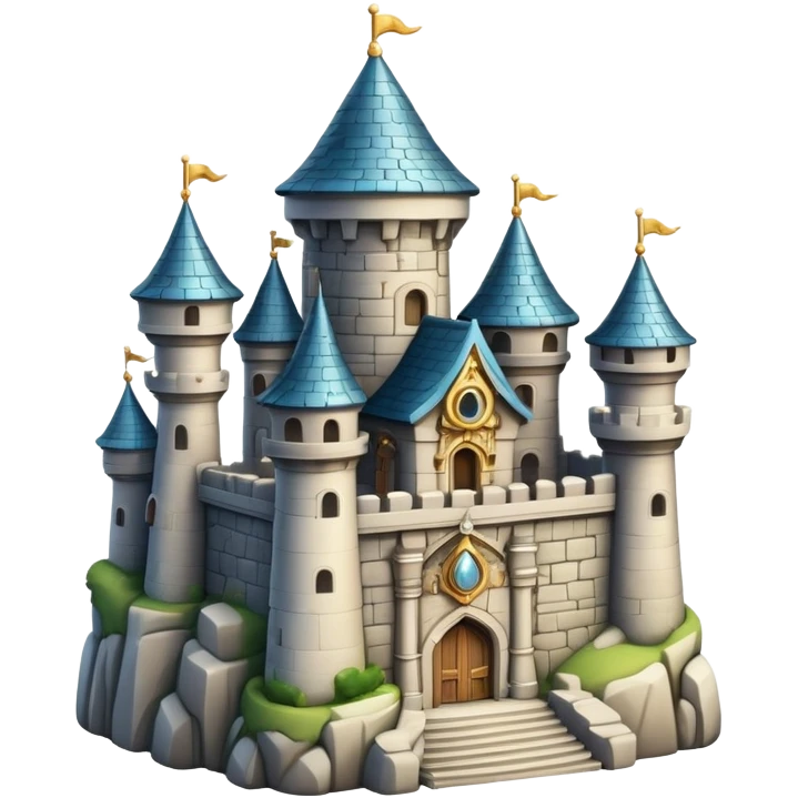 flying castle emoji