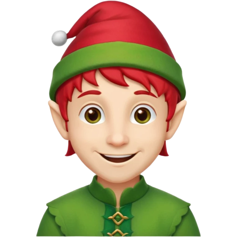 Male christmas elf emoji