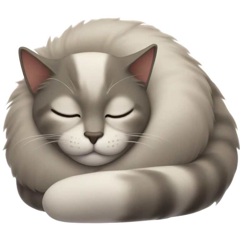 Cat sleeping  emoji