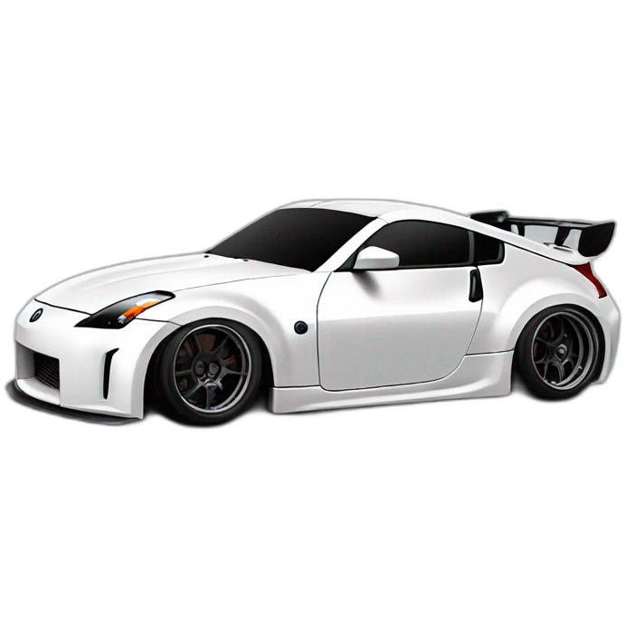 350z drift tuning white emoji
