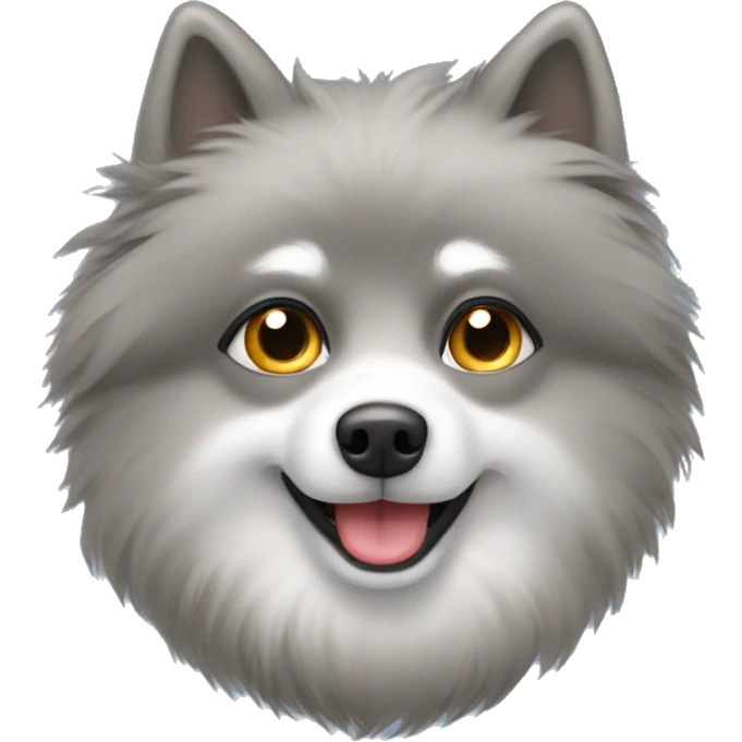 grey spitz emoji