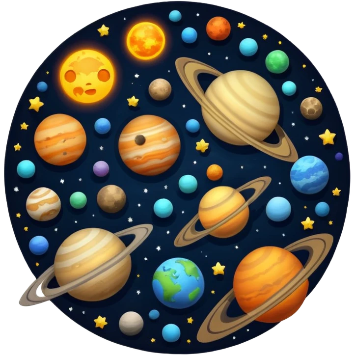Solar system  emoji