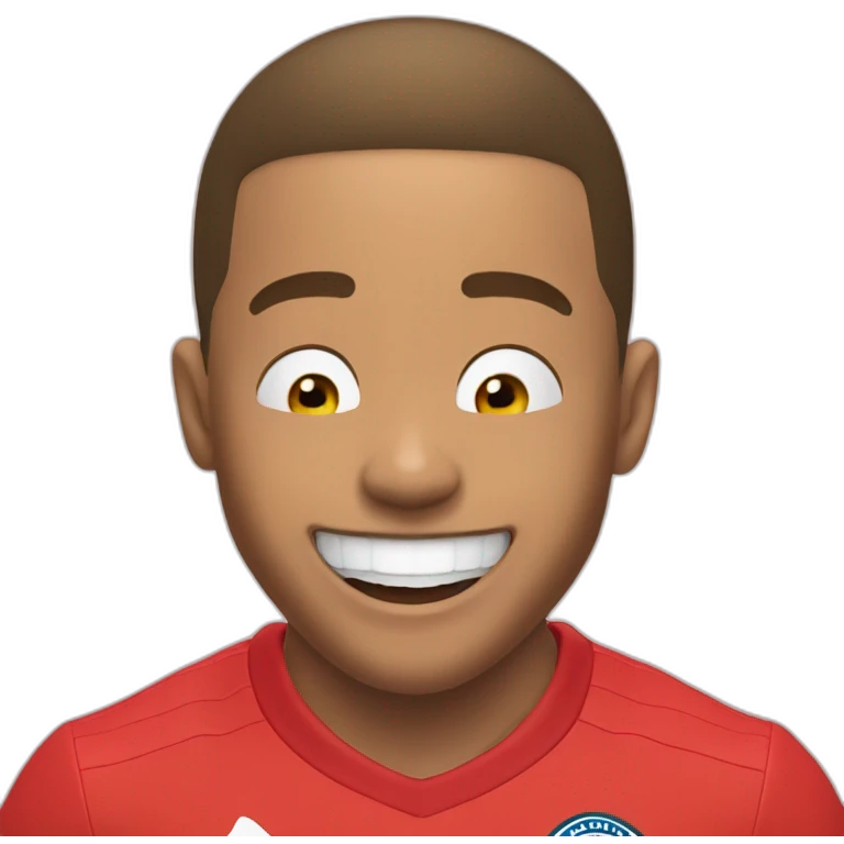 mbappe laughing emoji